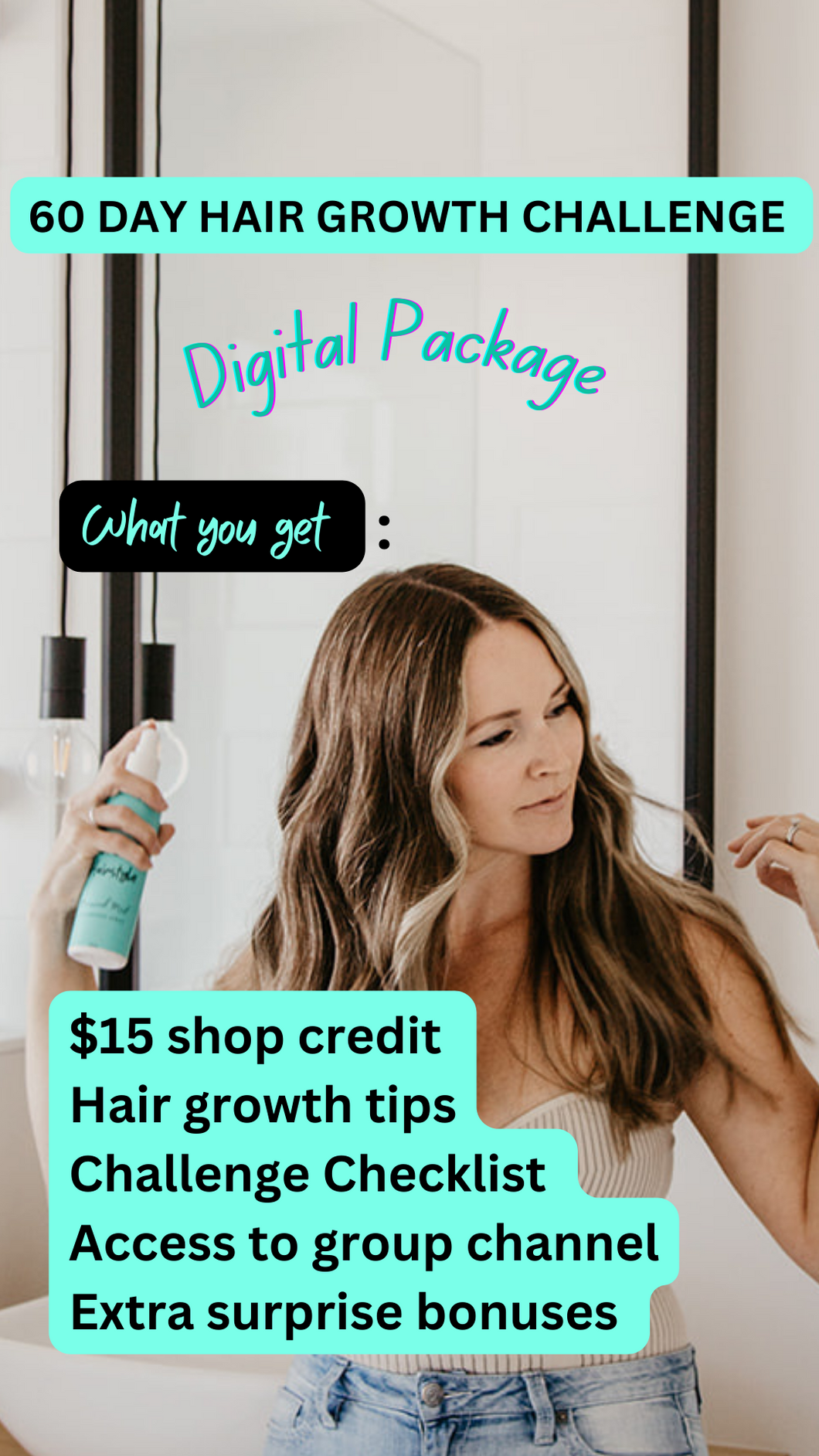 60 Day Hair Growth Challenge (Digital Package)