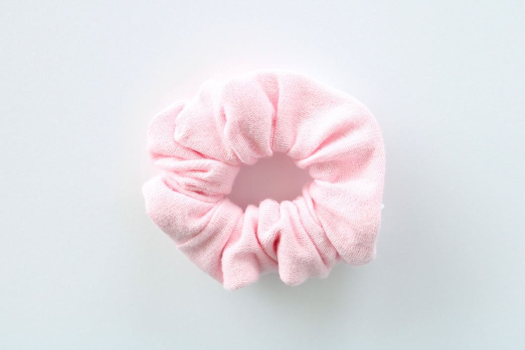 Baby Pink Zipper Scrunchie