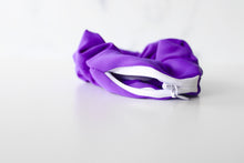 Load image into Gallery viewer, Purple Rain Swim Scrunchie
