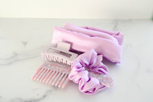 Load image into Gallery viewer, Silk Curl Set - Lilac with comb
