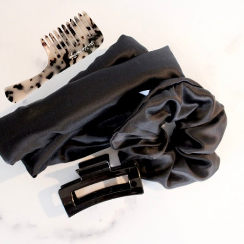 Silk Curl Set - Onyx with comb